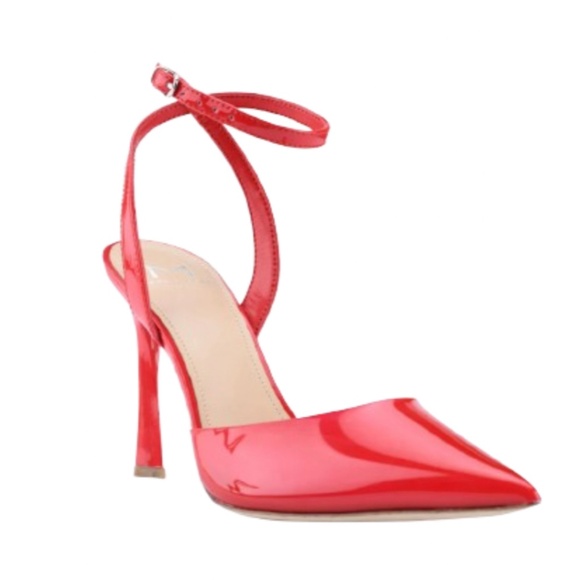 MARC FISHER LTD Serena Translucent Red Pump Size 7.5 Like New - Picture 9 of 12